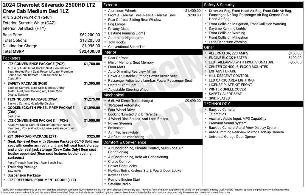 Used 2024 Chevrolet Silverado 2500 LTZ w/ LTZ Convenience Package AWD/4WD image 27