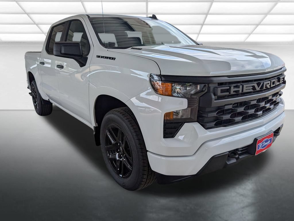 New 2026 Chevrolet Silverado 1500 Custom w/ LPO, Dark Essentials Package RWD image 1