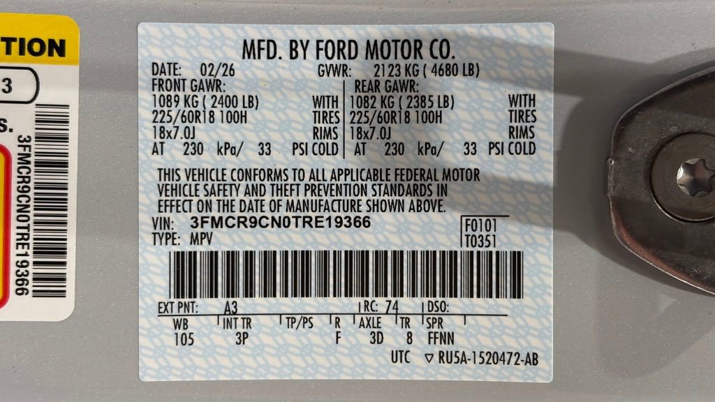 New 2026 Ford Bronco Sport Outer Banks w/ Outer Banks Tech Package+ AWD/4WD image 47