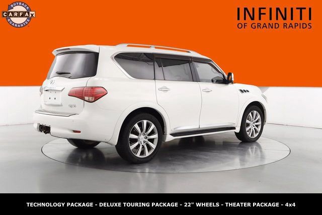 Used 2012 INFINITI QX56 4WD w/ Deluxe Touring Pkg image 3