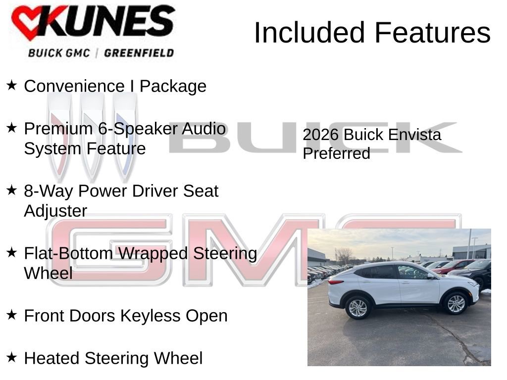 New 2026 Buick Envista Preferred w/ Convenience I Package FWD image 3
