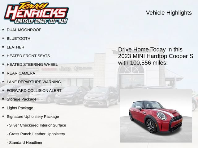 Used 2023 MINI Cooper S w/ Signature Upholstery Package FWD image 4