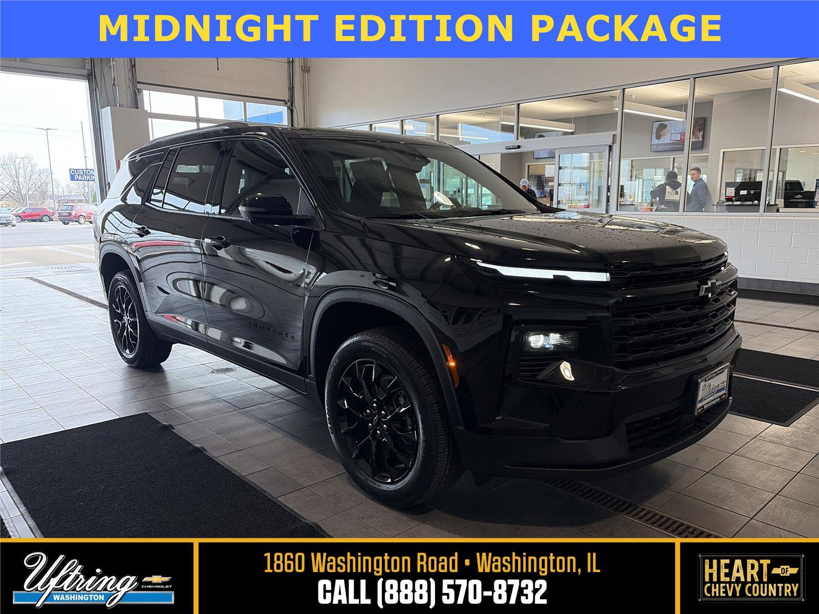 New 2026 Chevrolet Traverse LT w/ Midnight/Sport Edition FWD image 1