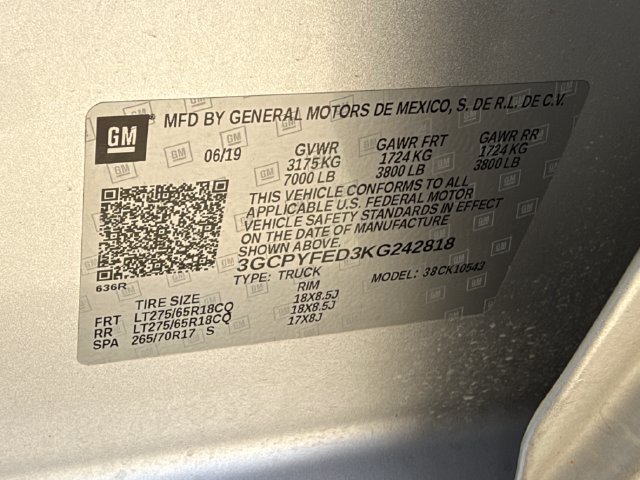Used 2019 Chevrolet Silverado 1500 LT Trail Boss AWD/4WD image 29