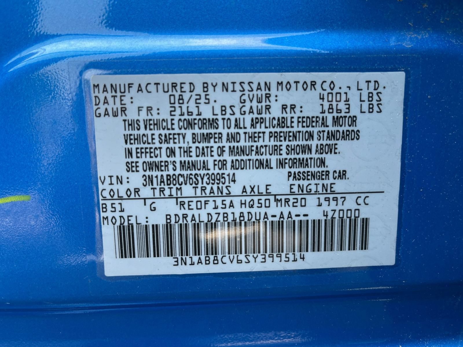 Used 2025 Nissan Sentra SV FWD image 34