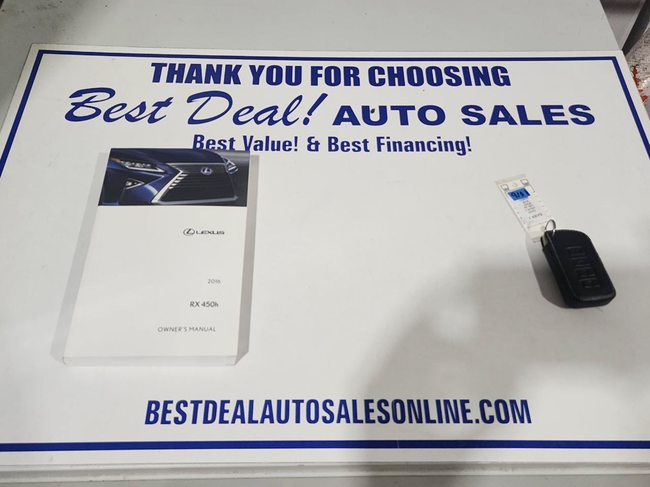 Used 2016 Lexus RX 450h F Sport w/ Accessory Package AWD/4WD image 33