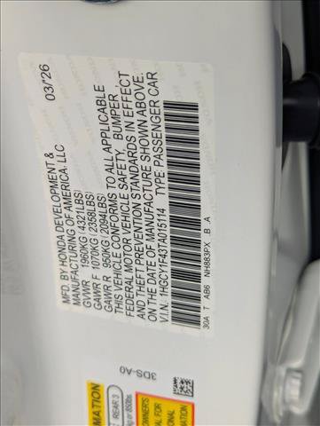 New 2026 Honda Accord SE image 16