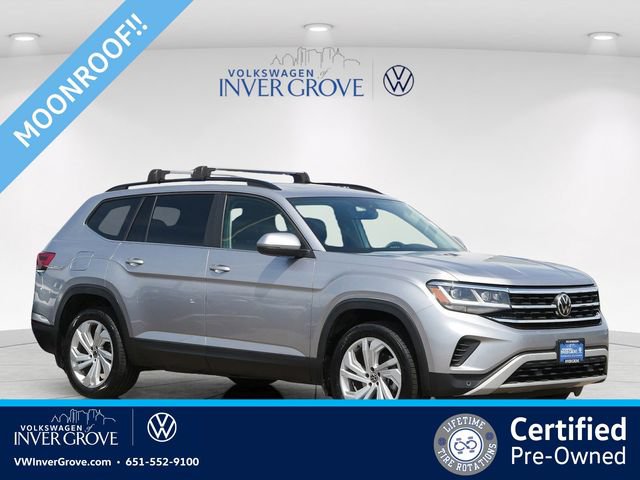 Certified 2022 Volkswagen Atlas SE w/ Panoramic Sunroof Package AWD/4WD video 1