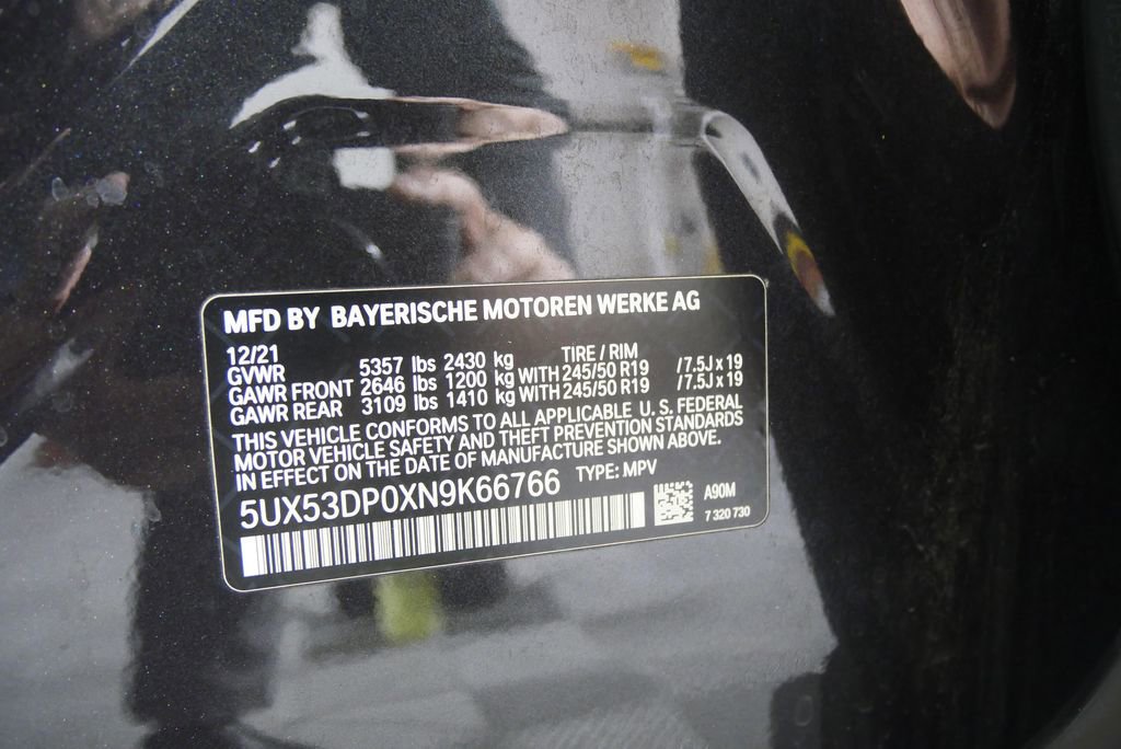 Certified 2022 BMW X3 xDrive30i w/ Premium Package 2 image 27