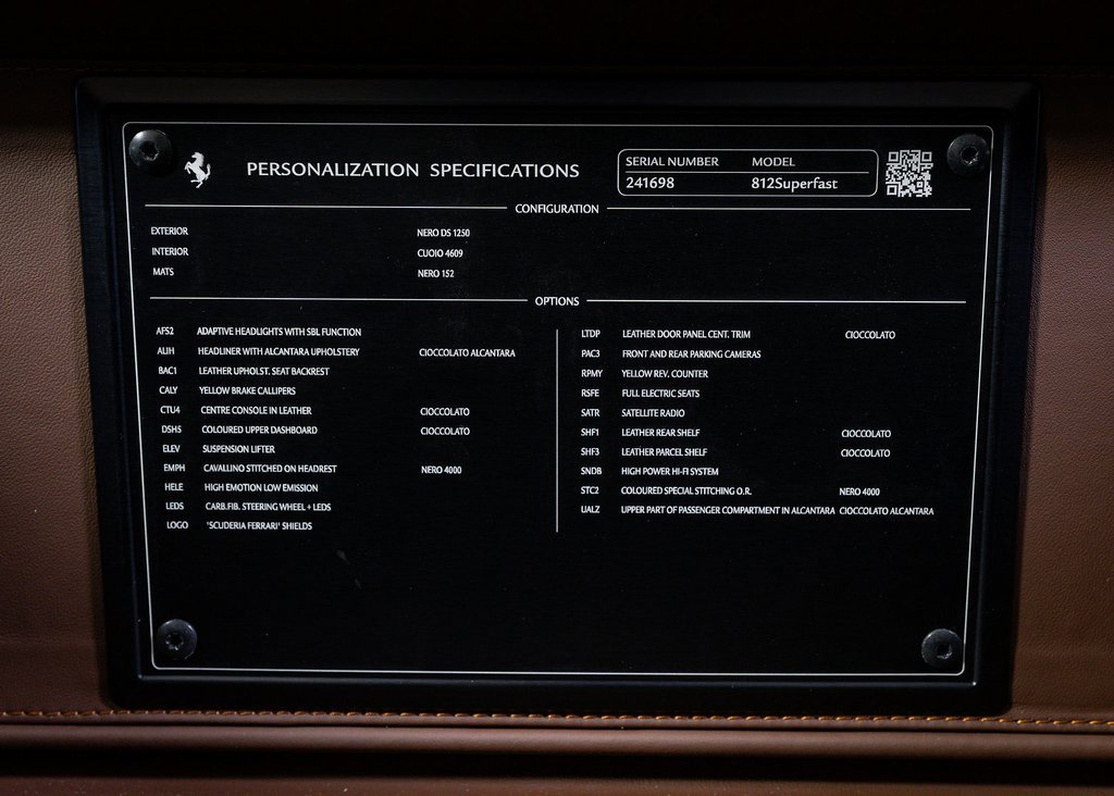 Certified 2019 Ferrari 812 Superfast image 25