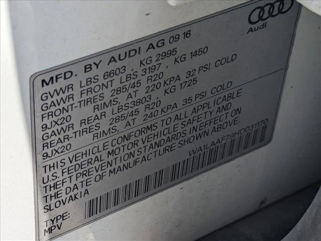 Used 2017 Audi Q7 3.0T Premium Plus AWD/4WD image 16