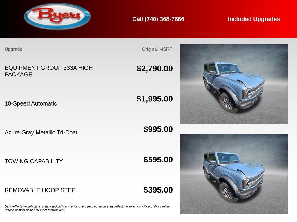 Used 2023 Ford Bronco Badlands AWD/4WD image 5