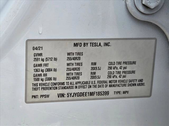 Used 2021 Tesla Model Y Long Range AWD/4WD image 15