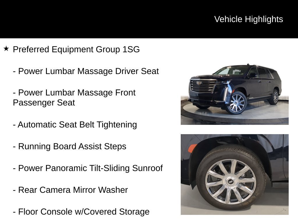 Used 2023 Cadillac Escalade ESV Premium Luxury Platinum AWD/4WD image 7