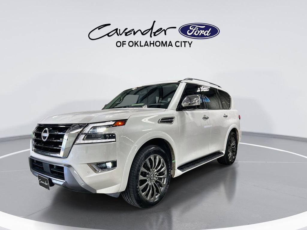 Used 2023 Nissan Armada Platinum w/ Captain's Chairs Package RWD image 4