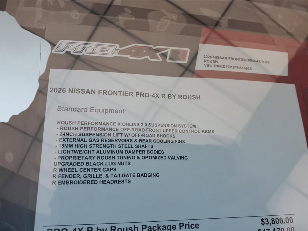 New 2026 Nissan Frontier PRO-4X w/ Pro-4x Convenience Package image 29