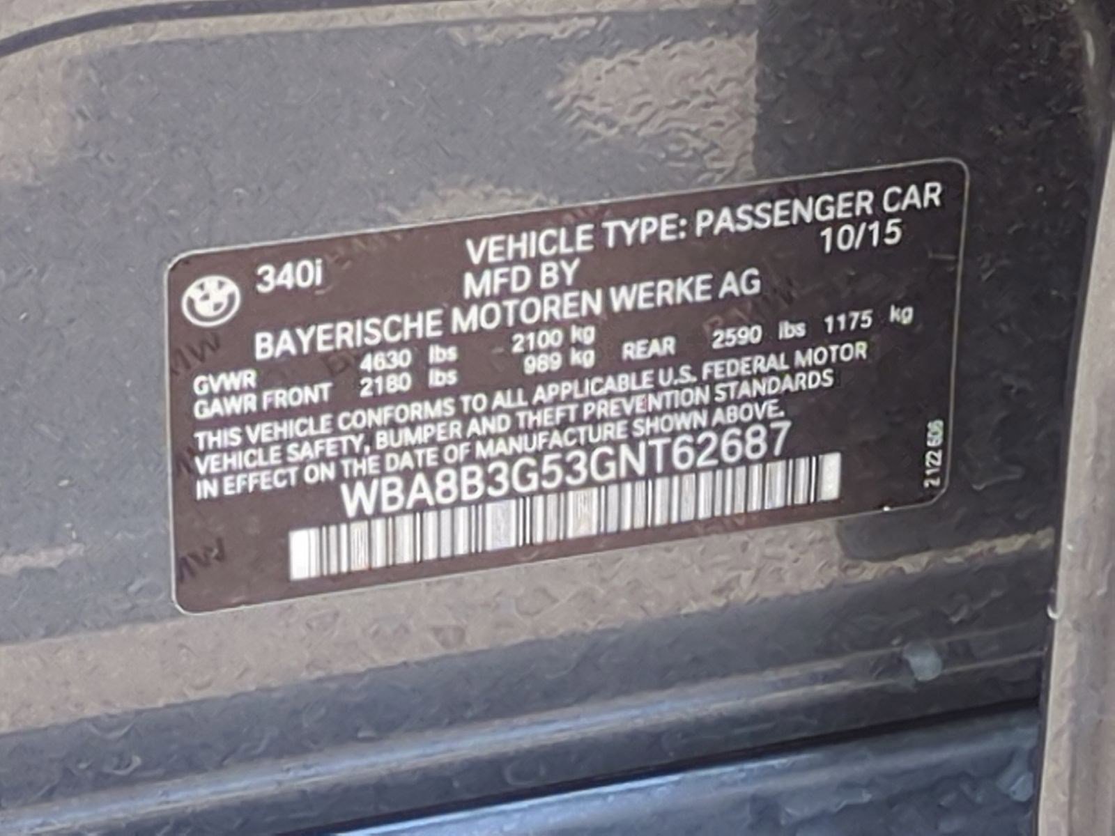 Used 2016 BMW 340i Sedan image 34