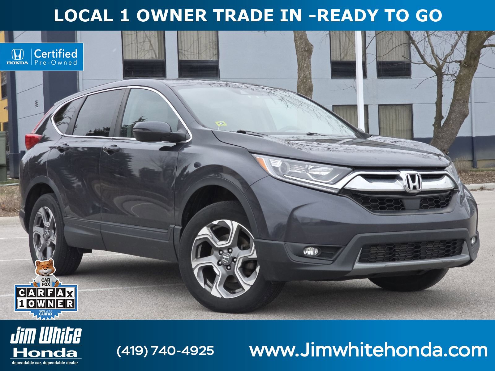 Used 2017 Honda CR-V EX-L image 1