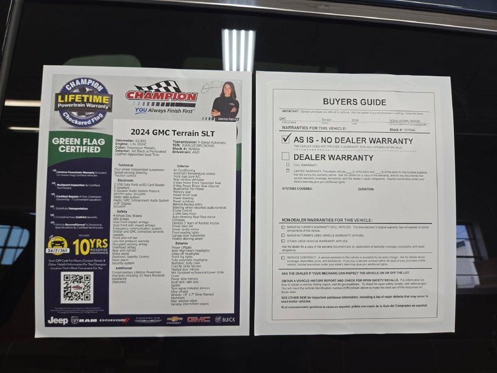 Certified 2024 GMC Terrain SLT AWD/4WD image 43