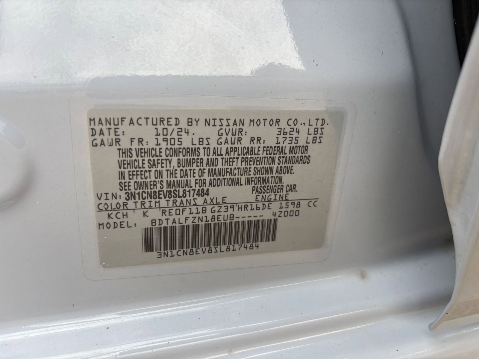 Used 2025 Nissan Versa SV image 27