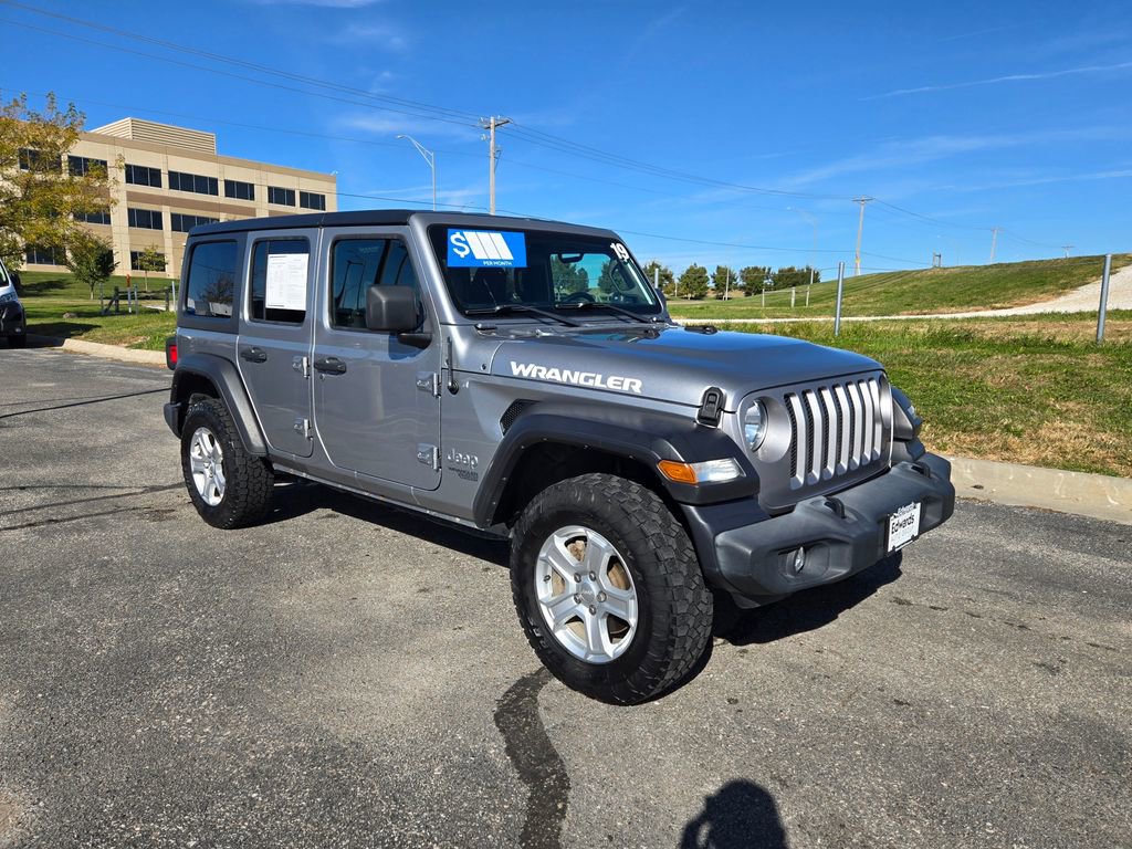 Used 2019 Jeep Wrangler Unlimited Sport S