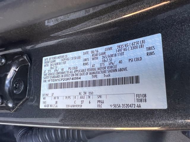 Used 2016 Ford F150 XLT w/ Equipment Group 302A Luxury image 33