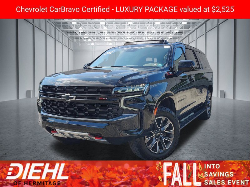 Certified 2024 Chevrolet Suburban Z71 w/ Luxury Package AWD/4WD 360° Tour