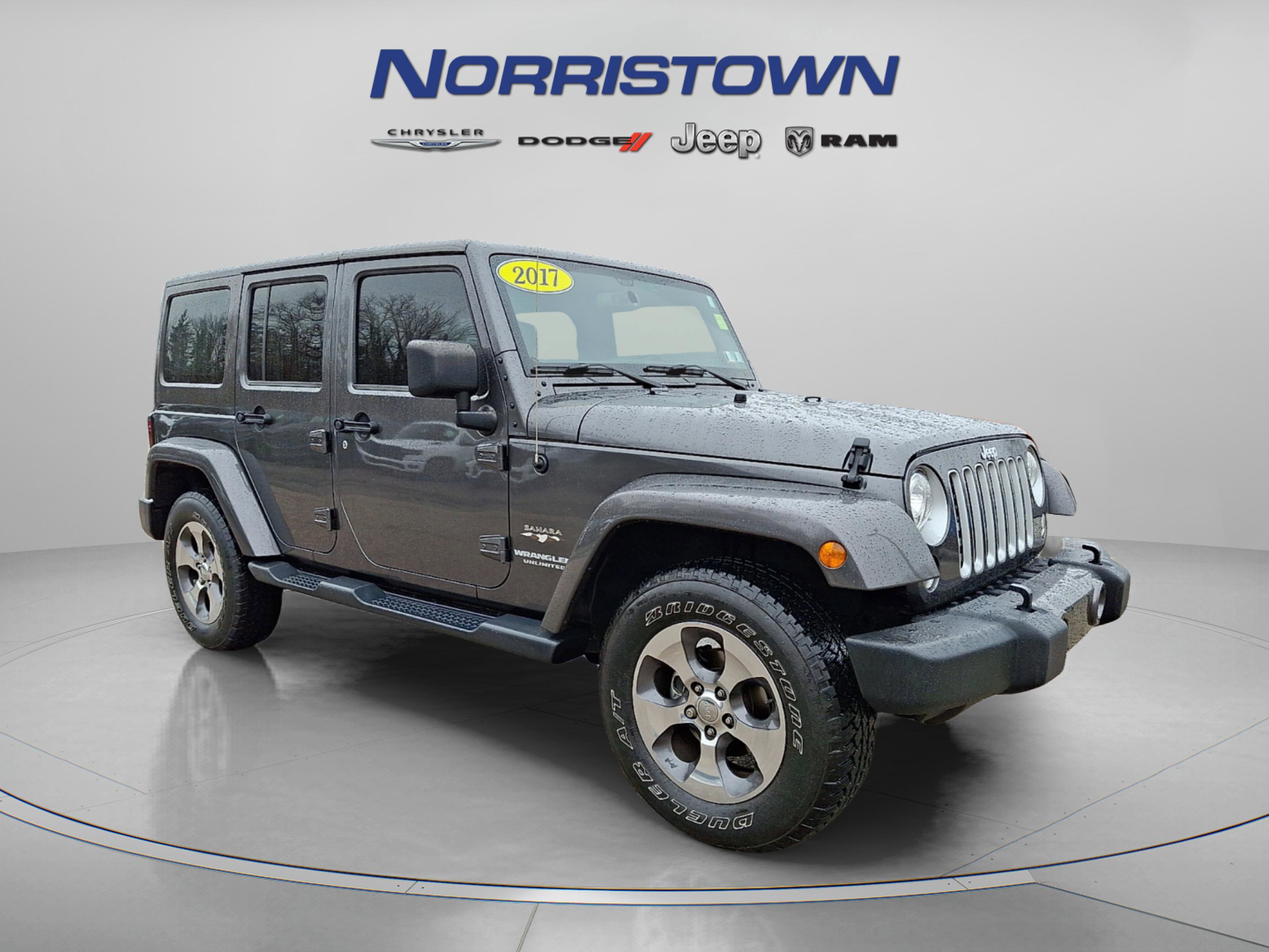 Certified 2017 Jeep Wrangler Unlimited Sahara w/ Connectivity Group image 1
