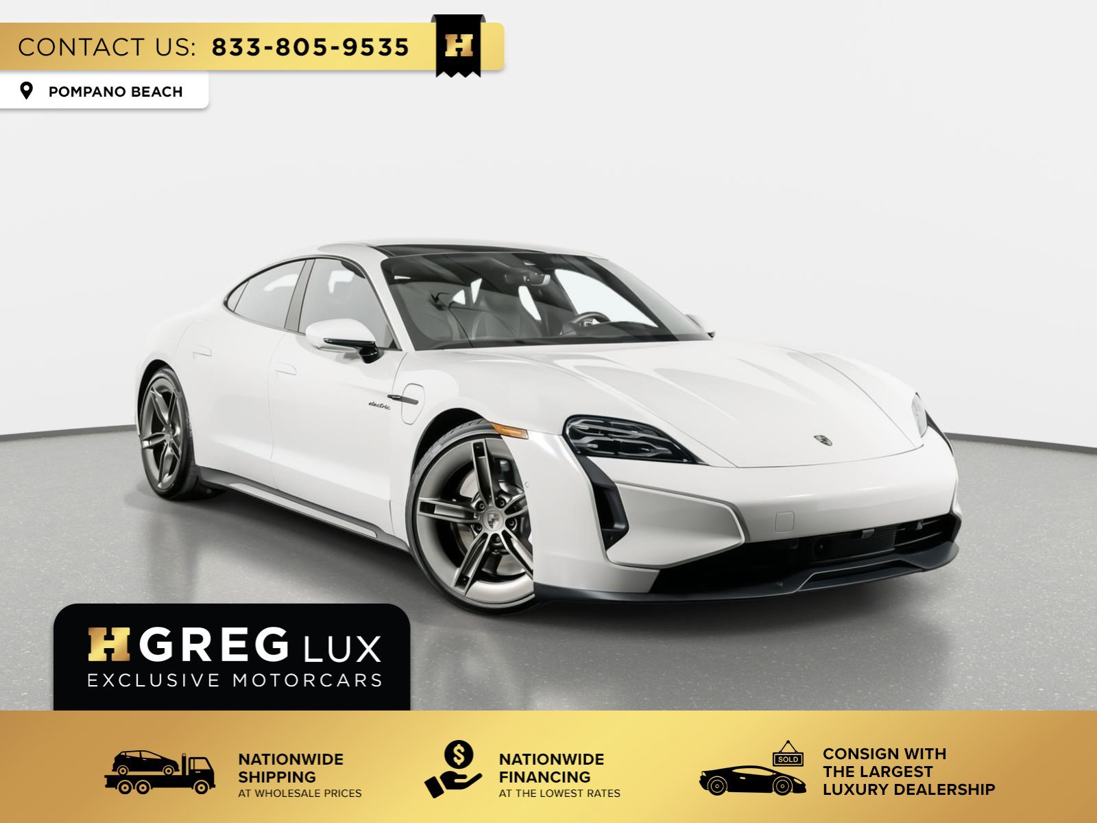 Used 2025 Porsche Taycan Turbo w/ Premium Package AWD/4WD image 1