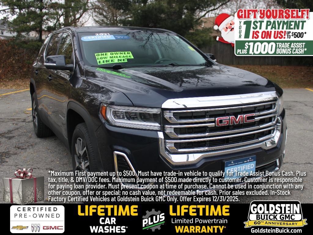 Certified 2021 GMC Acadia SLE