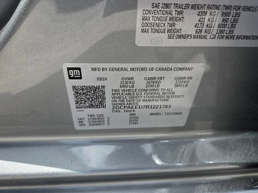 Used 2024 Chevrolet Silverado 1500 LTZ RWD image 21