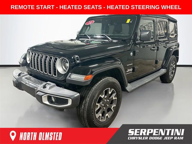 Used 2024 Jeep Wrangler Sahara w/ Technology Group