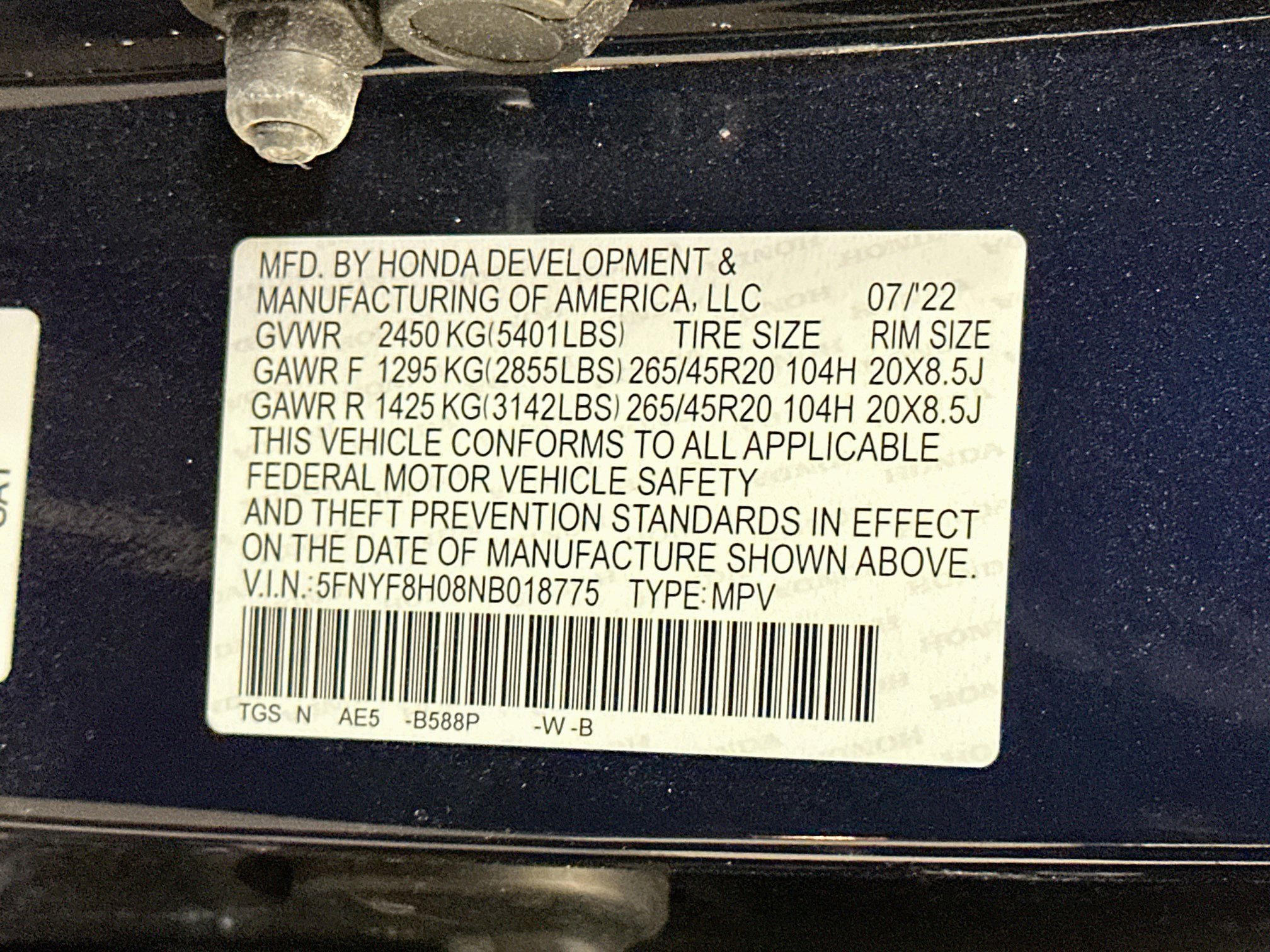 Used 2022 Honda Passport Elite image 12