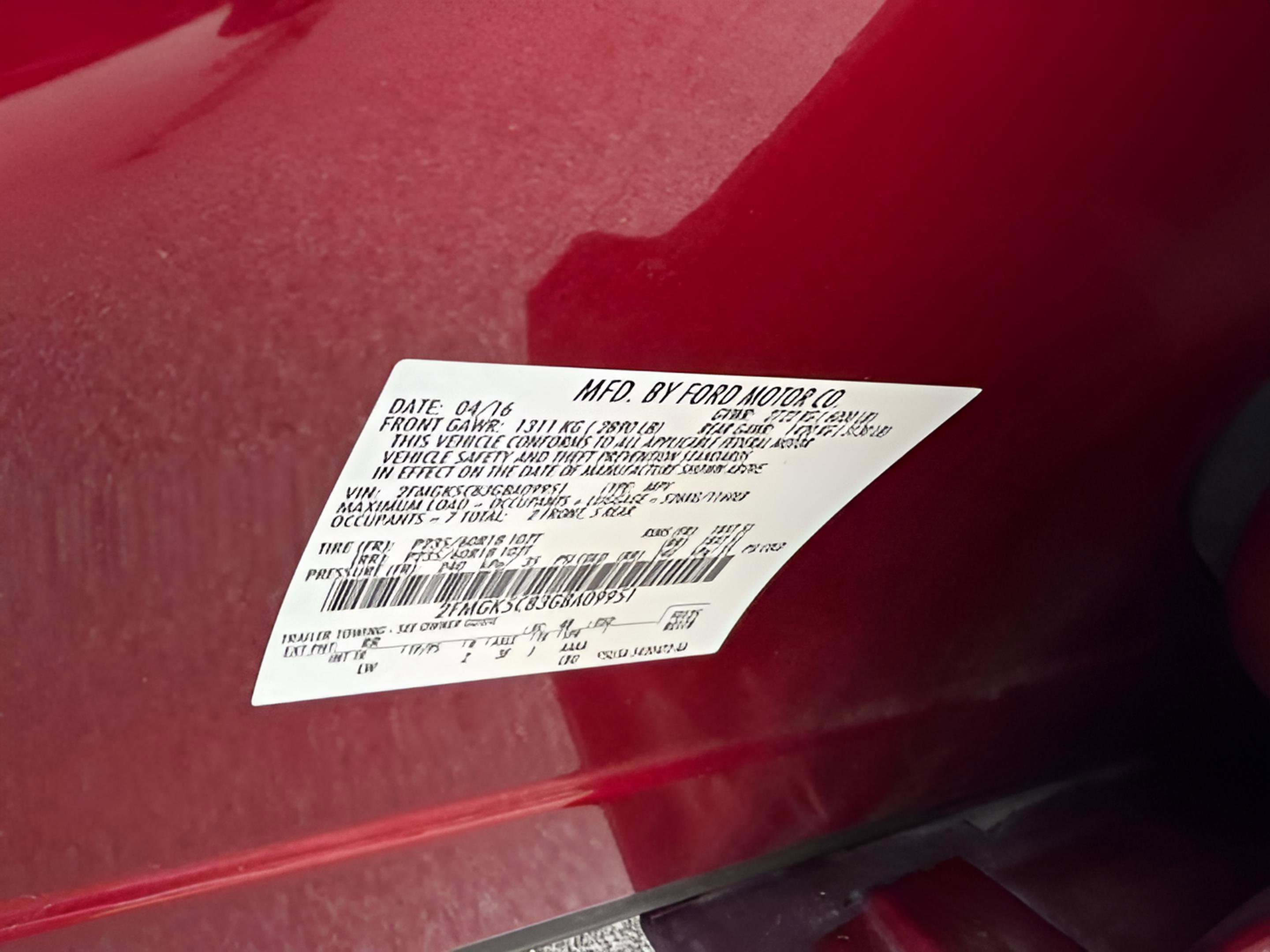 Used 2016 Ford Flex SEL w/ Equipment Group 202A FWD image 29