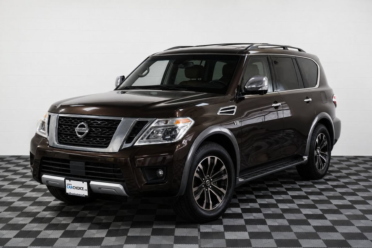 Used 2017 Nissan Armada Platinum w/ Captain Seat Package AWD/4WD image 1