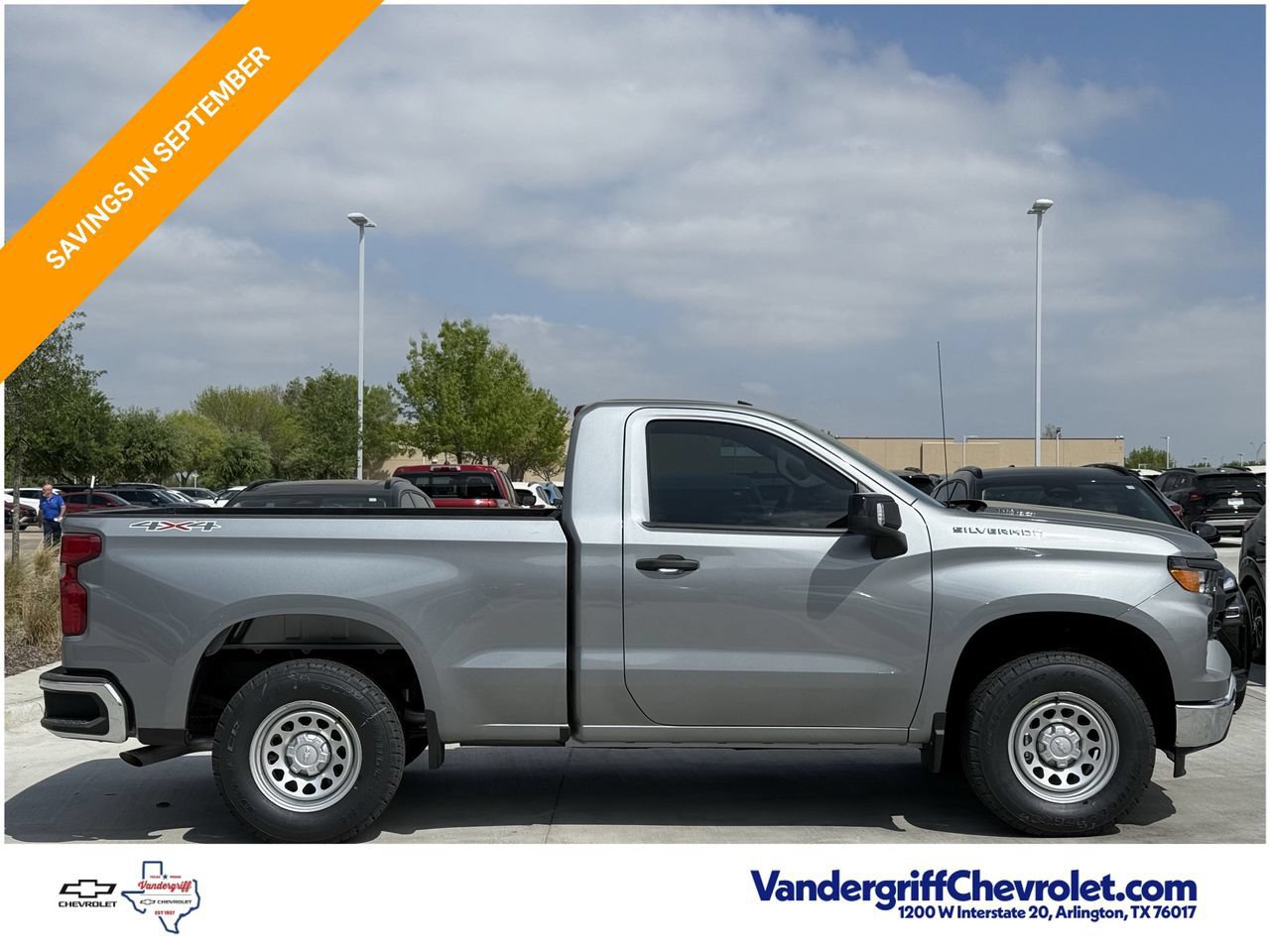 New 2026 Chevrolet Silverado 1500 W/T w/ WT Safety Package AWD/4WD image 3