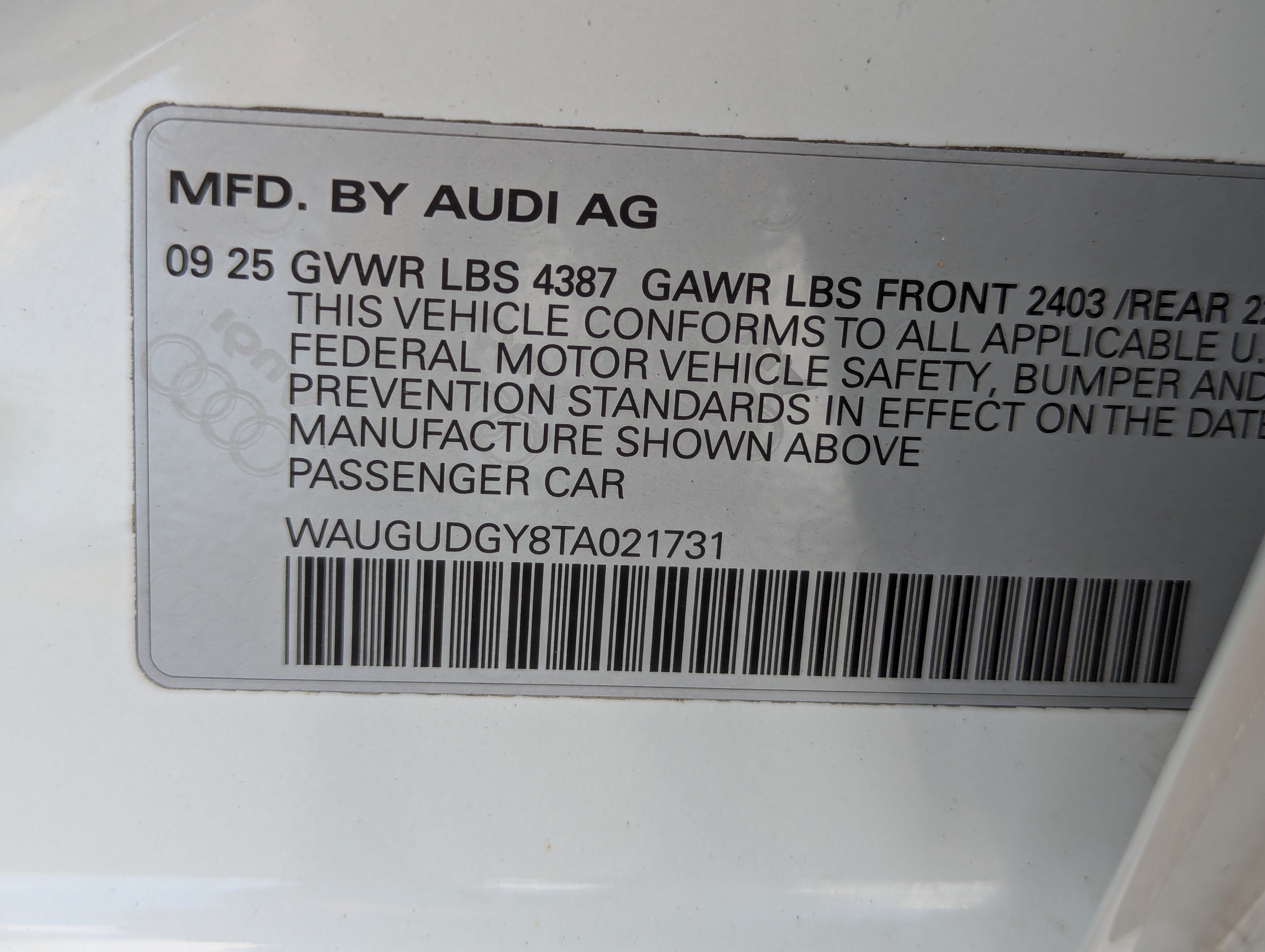 Certified 2026 Audi A3 2.0T Premium w/ Black Optic Package AWD/4WD image 38
