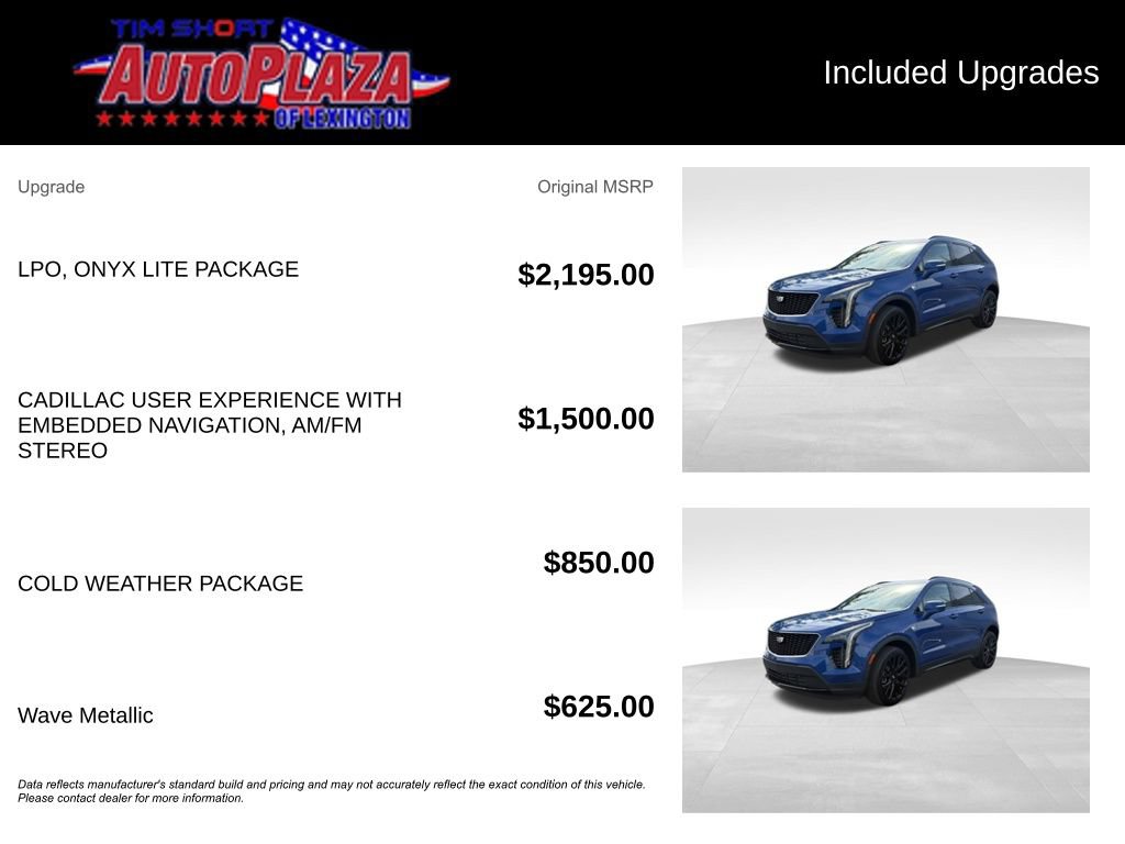 Used 2023 Cadillac XT4 Sport w/ LPO, Onyx Lite Package FWD image 22