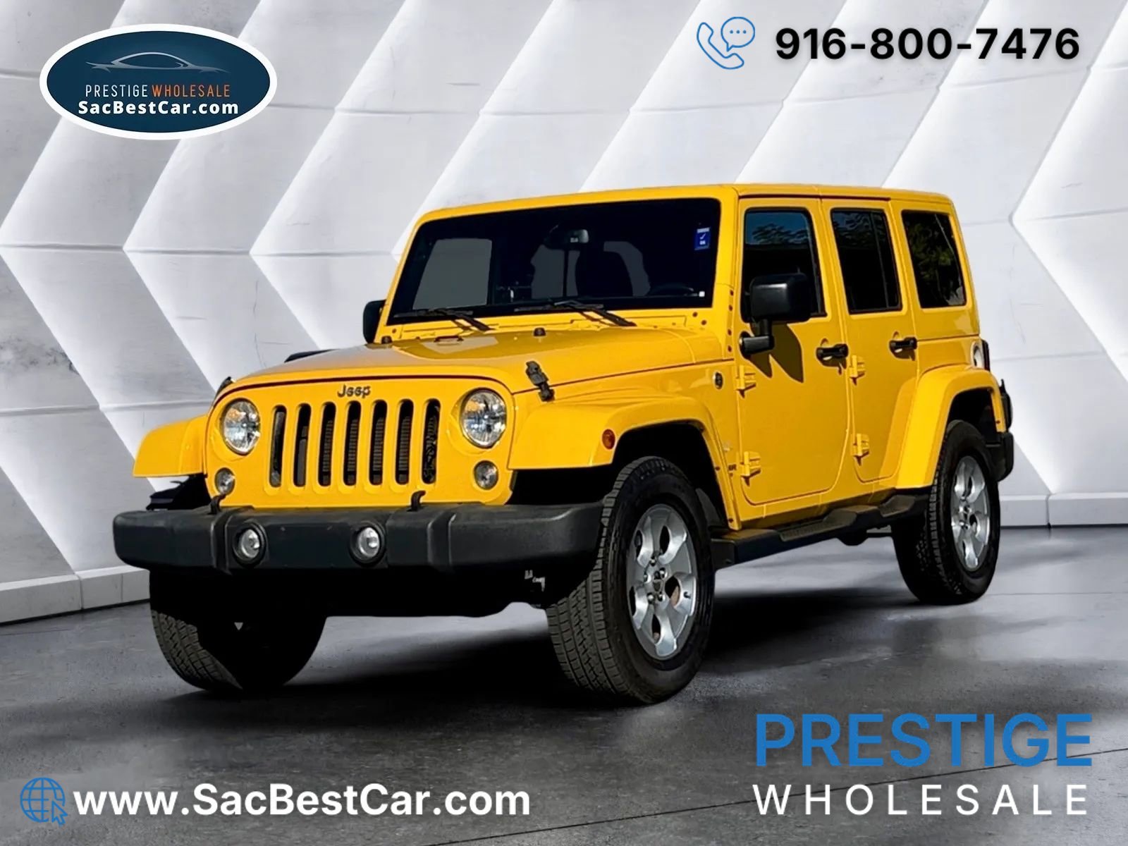 Used 2015 Jeep Wrangler Unlimited Sahara w/ Max Tow Package image 1