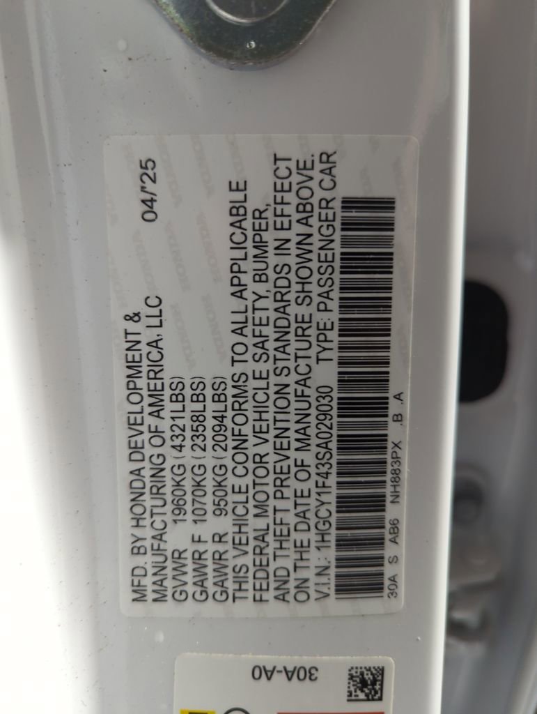 Certified 2025 Honda Accord SE image 25