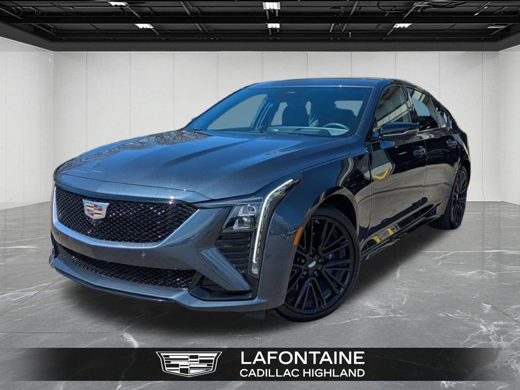 Certified 2025 Cadillac CT5 V w/ LPO, ONYX Package image 1