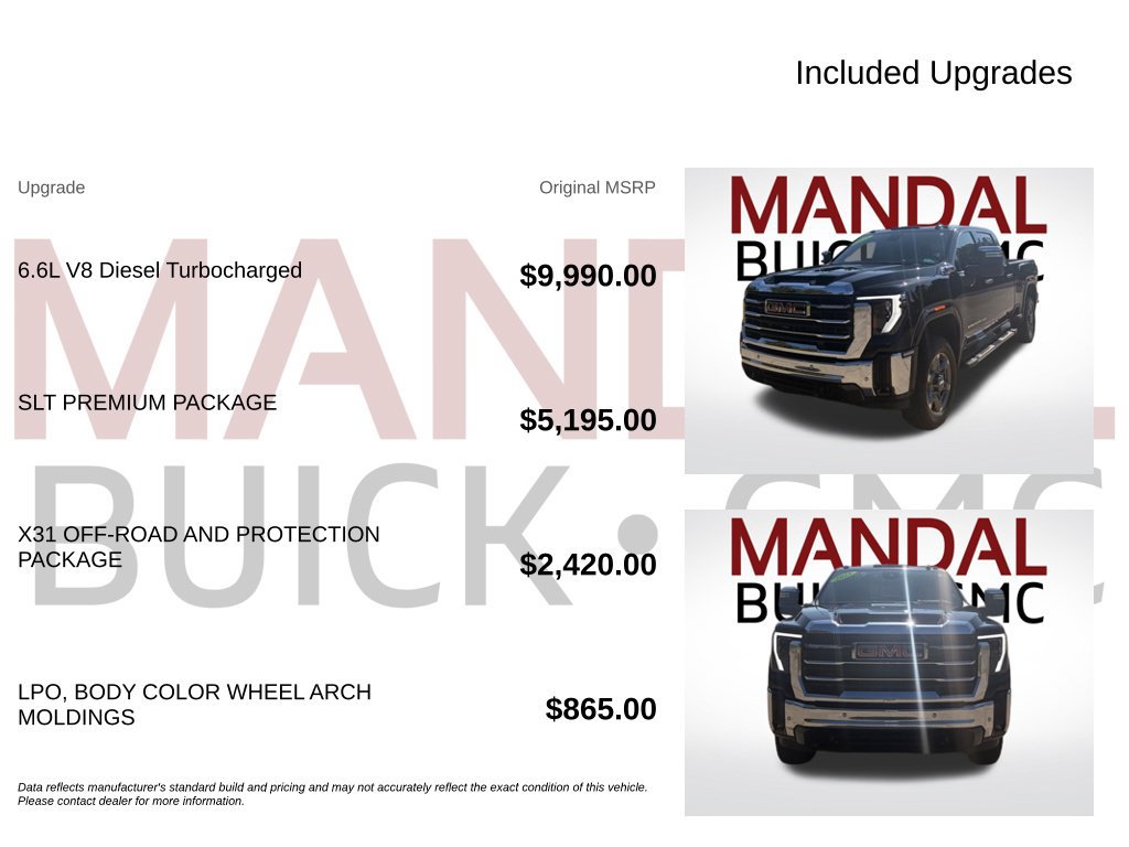 Used 2025 GMC Sierra 3500 SLT w/ SLT Premium Package AWD/4WD image 5