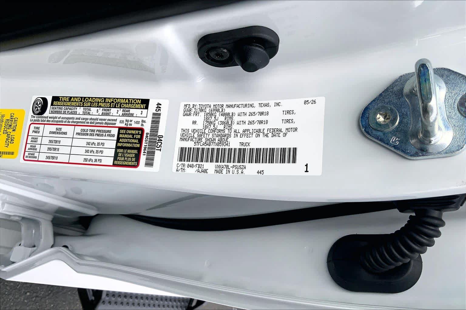 New 2026 Toyota Tundra SR5 RWD image 21