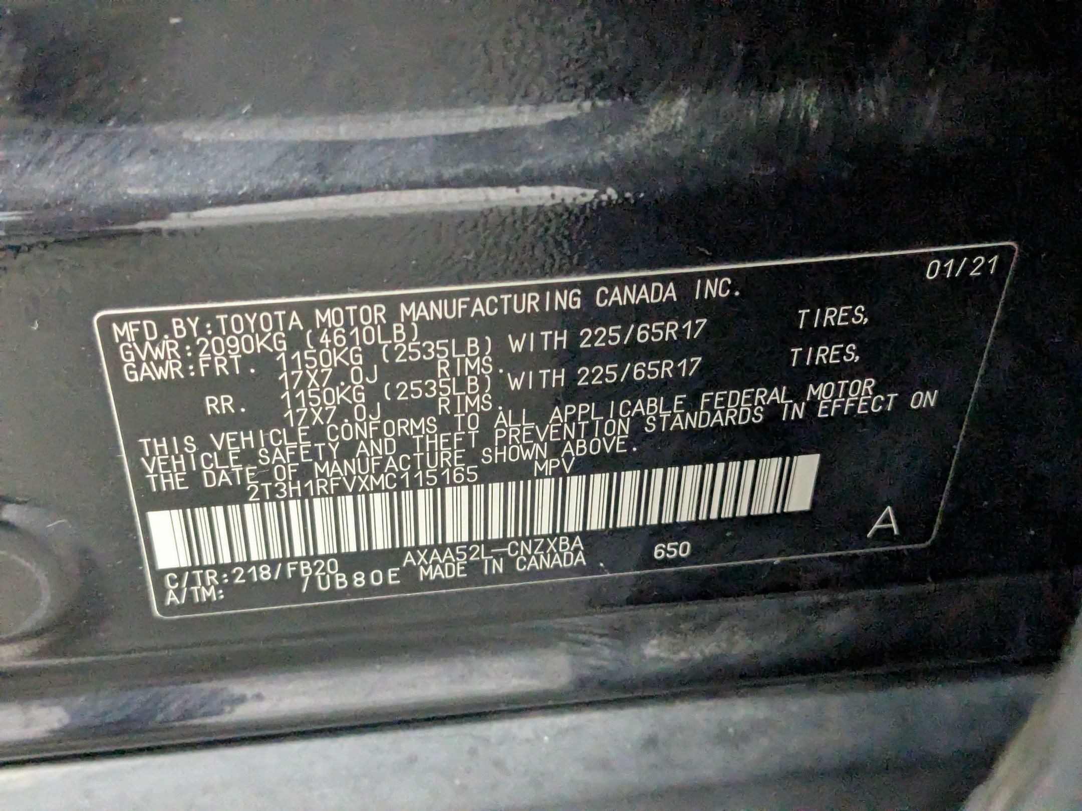Used 2021 Toyota RAV4 LE FWD image 27