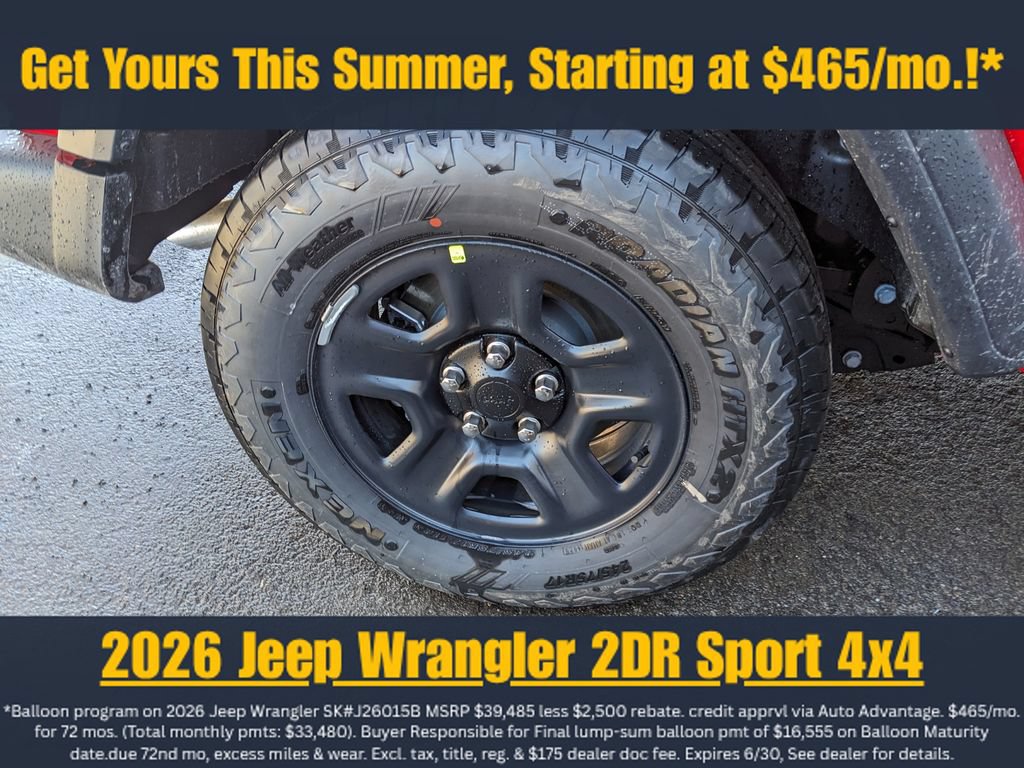 New 2026 Jeep Wrangler Sport AWD/4WD image 11