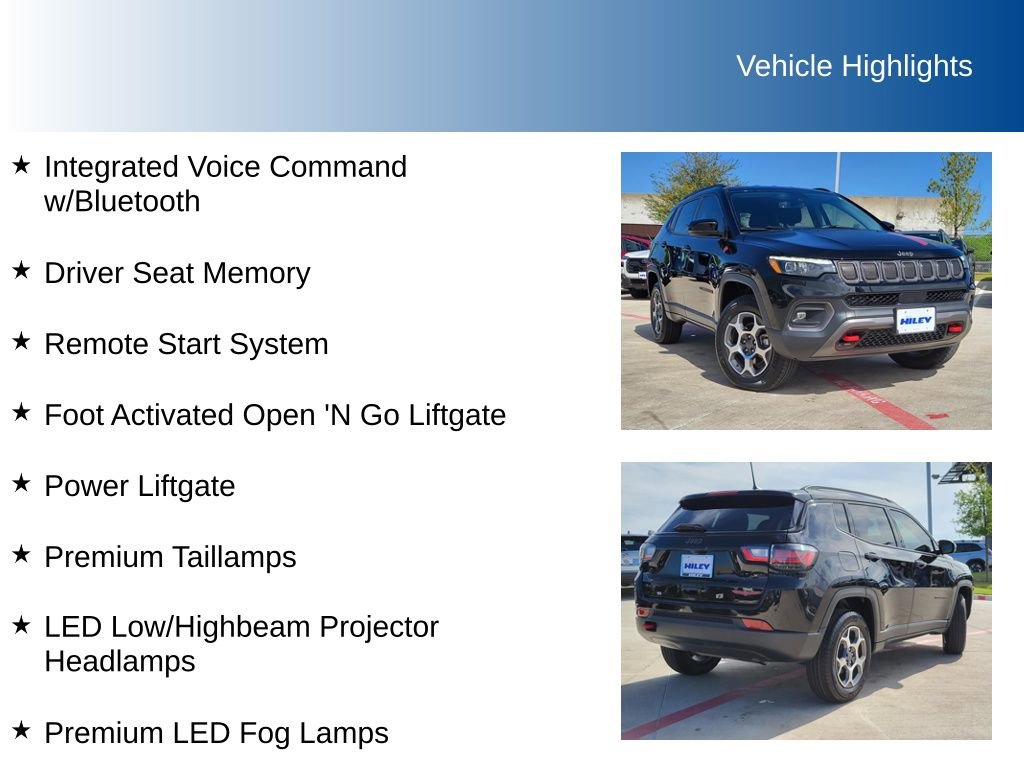 Used 2022 Jeep Compass Trailhawk w/ Trailhawk Elite Group image 10