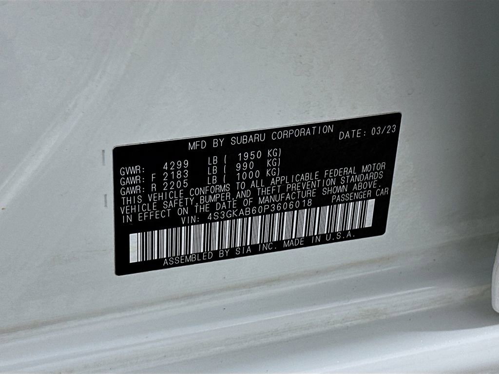 Used 2023 Subaru Impreza 2.0i AWD/4WD image 27