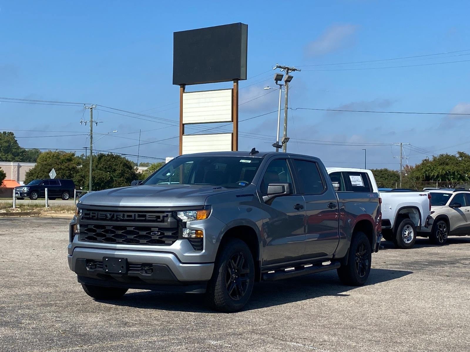 New 2026 Chevrolet Silverado 1500 Custom w/ Turbomax Blackout Package AWD/4WD image 2