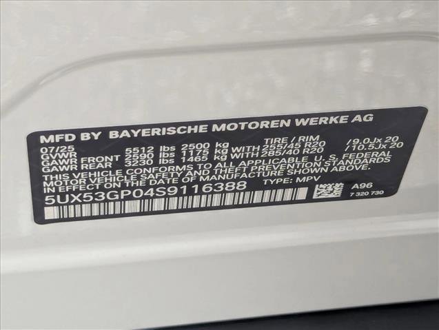 Used 2025 BMW X3 xDrive30i w/ Convenience Package image 17