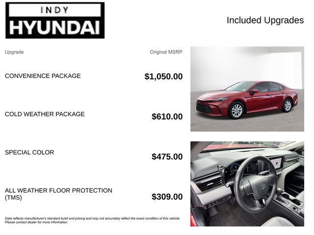 Used 2025 Toyota Camry LE w/ Convenience Package image 4